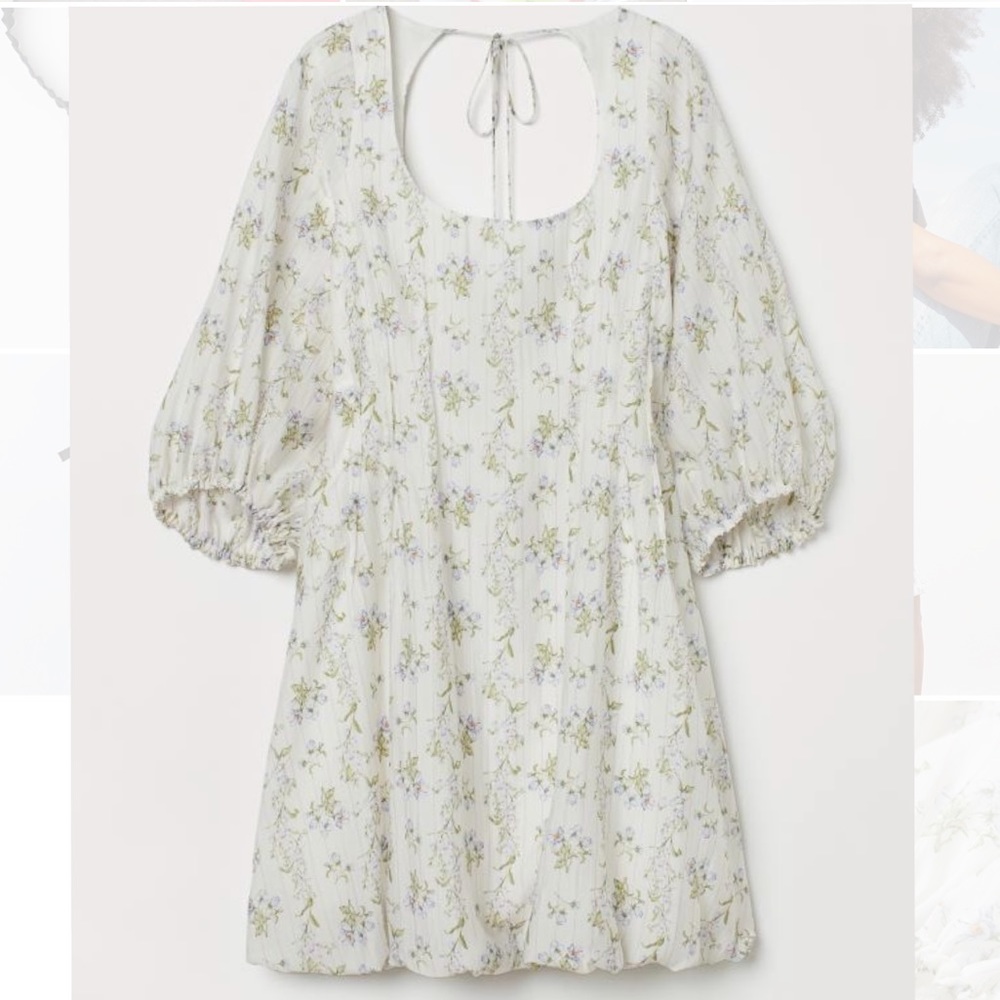 NWT! Brock Collection x H&M white floral dress